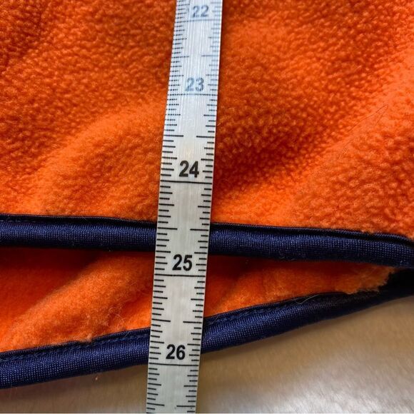 Timberland Orange Fleece Front Zip Vest Vintage Size Medium - Picture 11 of 11